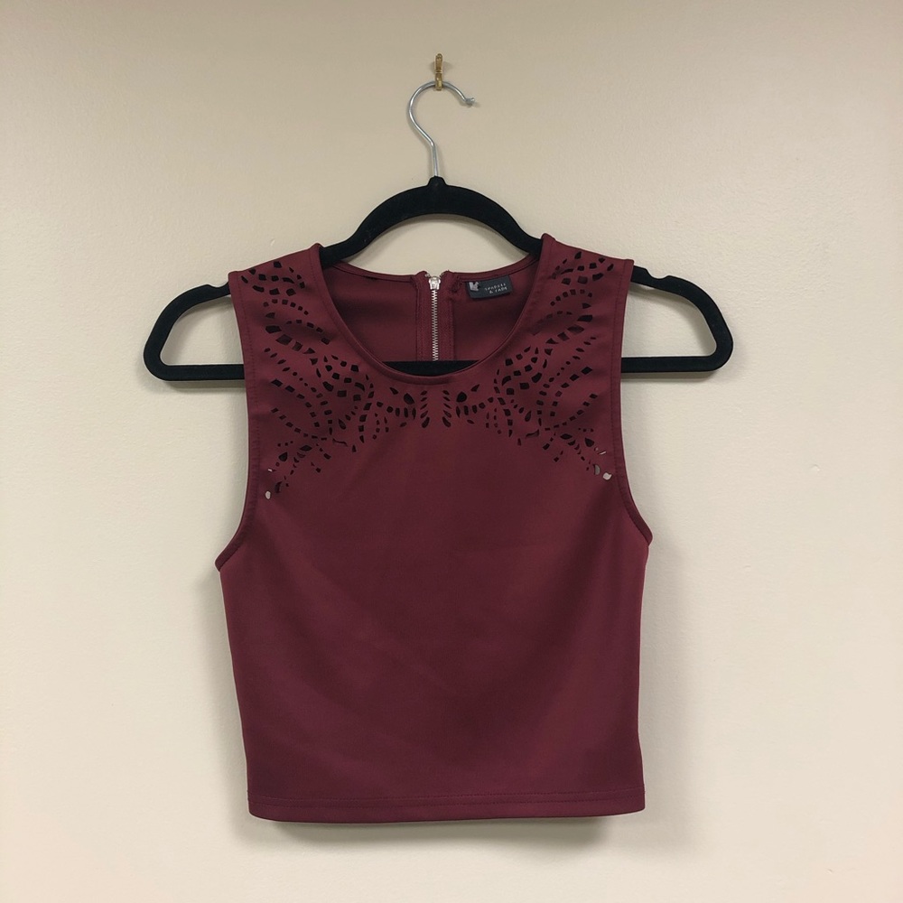 Sparkle and Fade Fun Crop Top